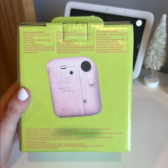 Fujifilm Instax Mini 12 Blossom Pink Instant Camera
